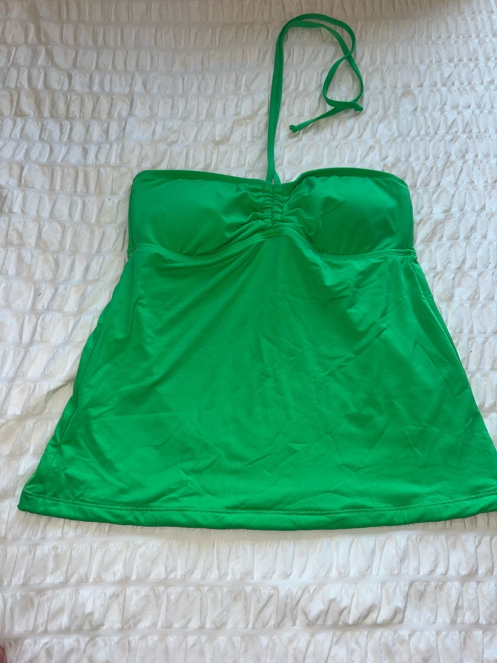 Green Bandeau Tankini Top - Women's Swim Bikini
